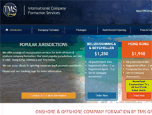 Tablet Screenshot of international-formations.com